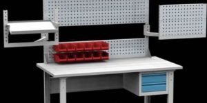 Dílenské stoly MTS snadno doplníte dalšími komponenty
